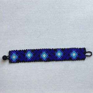 New Import Huichol of Mexico Bead Bracelet Boho Hippie Tribal Art Gifts Handmade